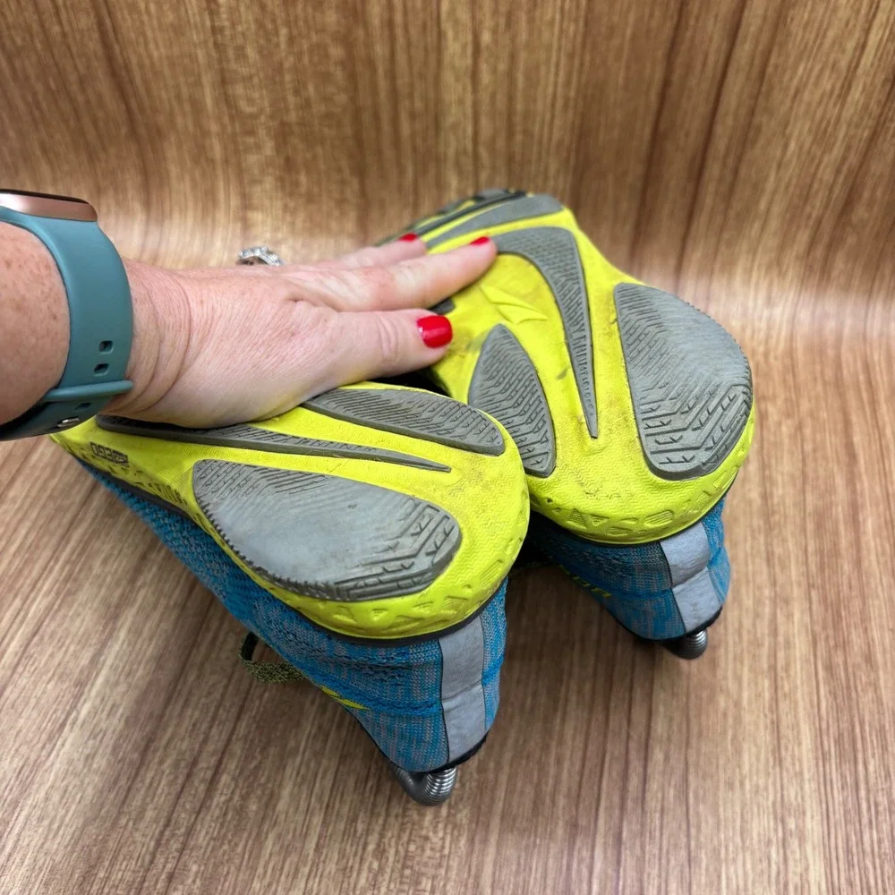 Altra Escalante Racer Boston Running‎ Shoes Women 7.5 Blue Yellow Sneakers
